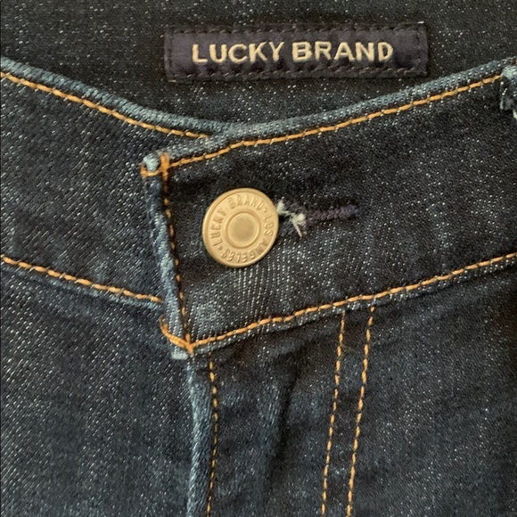 Lucky Brand Los Angeles Men’s Dark Blue Jeans 34x31.5 223 Straight EUC - Picture 2 of 13